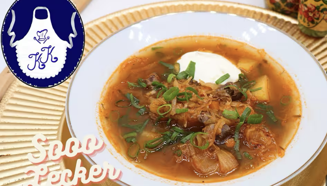 Russische Sauerkrautsuppe „Shchi“