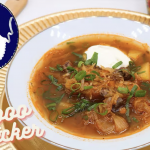 Russische Sauerkrautsuppe „Shchi“