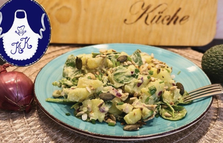 Kartoffelsalat mit Avocado-Mayonnaise