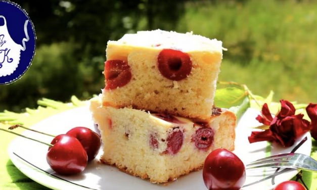 Kirschkuchen mit Quark