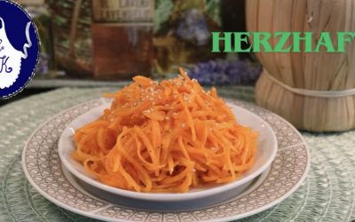 Saftiger Möhrensalat