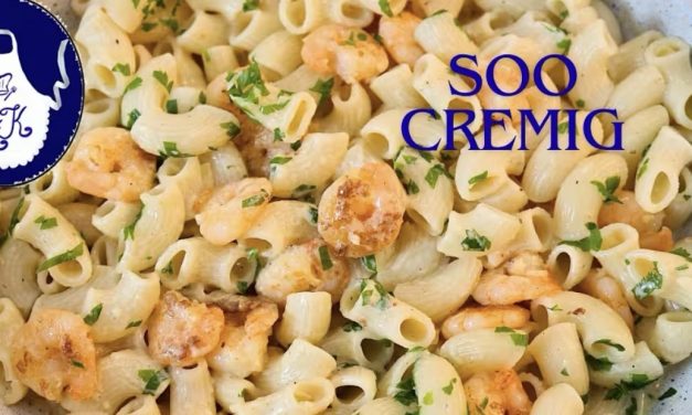 Cremige Garnelen-Pasta aus der Pfanne (schnell & einfach)