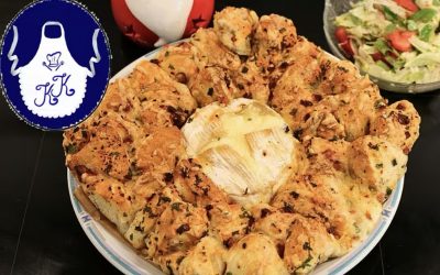 Knuspriger Croissant-Snack mit Ofenkäse (Airfryer & Ofen)