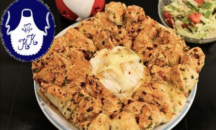 Knuspriger Croissant-Snack mit Ofenkäse (Airfryer & Ofen)