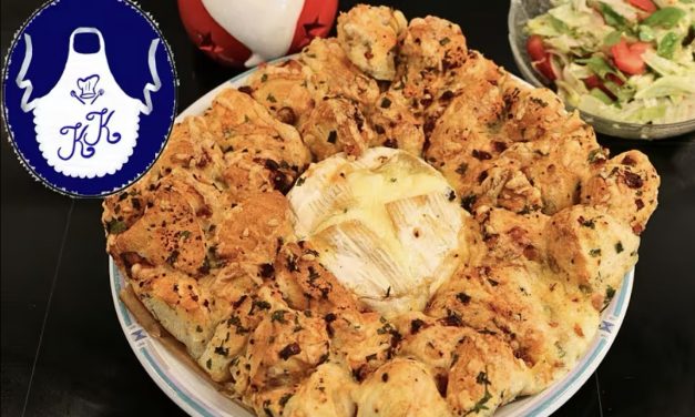 Knuspriger Croissant-Snack mit Ofenkäse (Airfryer & Ofen)