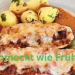 Überbackene Zucchini-Schiffchen mit Hackfleisch (einfach & saftig)